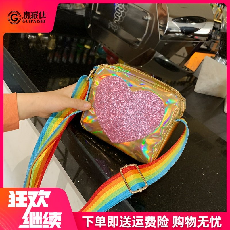 镭射包爱心斜跨迷你小方包儿童包单肩手提包2019夏新款韩版公主包|ruв категории игрушка/коляска/головоломка/блоки/модель, детей пакет/рюкзак/камера, сумка/сумка/карман - от Buy2taobao.com для оказания профессиональной услуги покупки агента Taobao