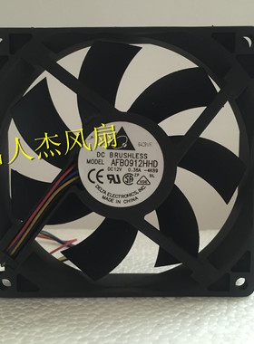 原装台达AFB0912HHD/HD 12V 0.36A 0.24A 9020 9CM 3/4线散热风扇