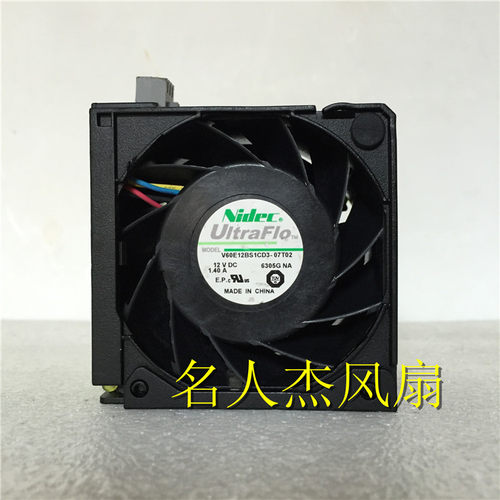 NIDEC V60E12BS1CD3-07T02 12V 74-12997-01 4Z24G 2A服务器风扇