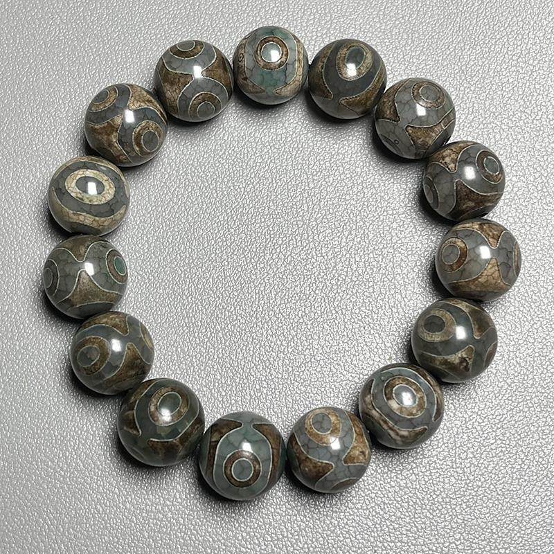 天然藏传包浆三眼天珠手串真品玛瑙老天珠西藏男女款14mm手链手饰,珠宝/钻石/翡翠,手饰,淘宝优惠券,粉丝福利购,淘宝优惠卷