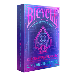 Bicycle单车扑克牌魔术花切纸牌赛博朋克V3赛博控制台城市卜克