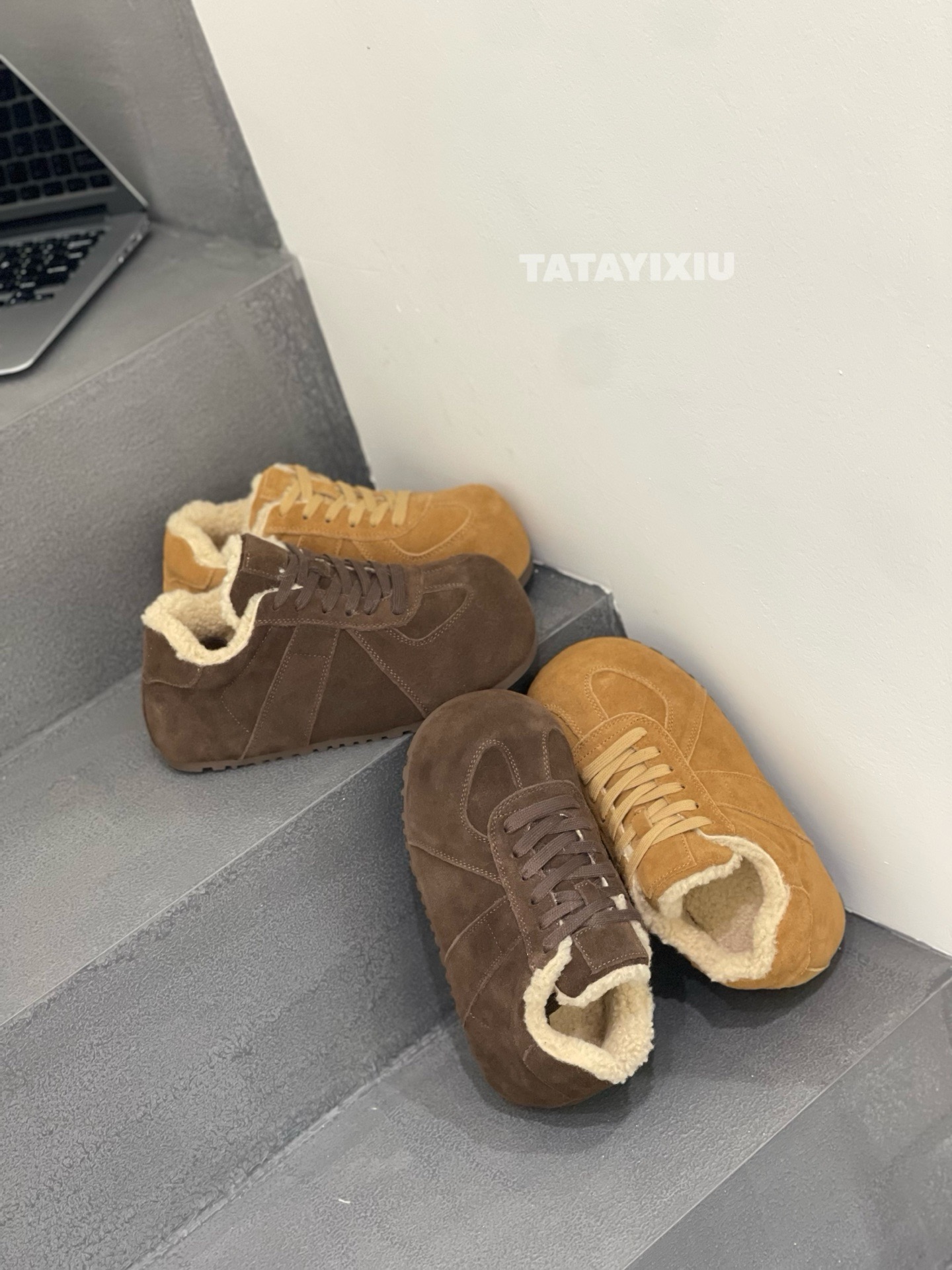 真皮复古厚底加绒雪地靴女2025新款时髦保暖加棉德训鞋棉鞋勃肯鞋