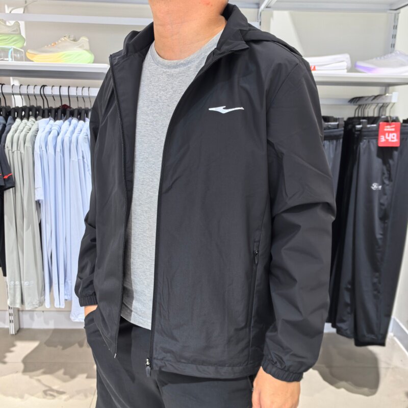 鸿星尔克风衣男子2025秋季休闲可