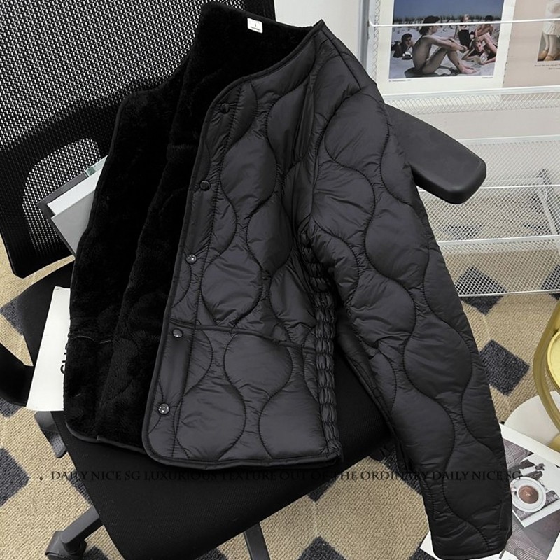 秋冬新款法式温柔风长袖修身显瘦轻薄小棉衣外套女加绒薄棉服外搭,女装/女士精品,棉衣/棉服,淘宝优惠券,粉丝福利购,淘宝优惠卷