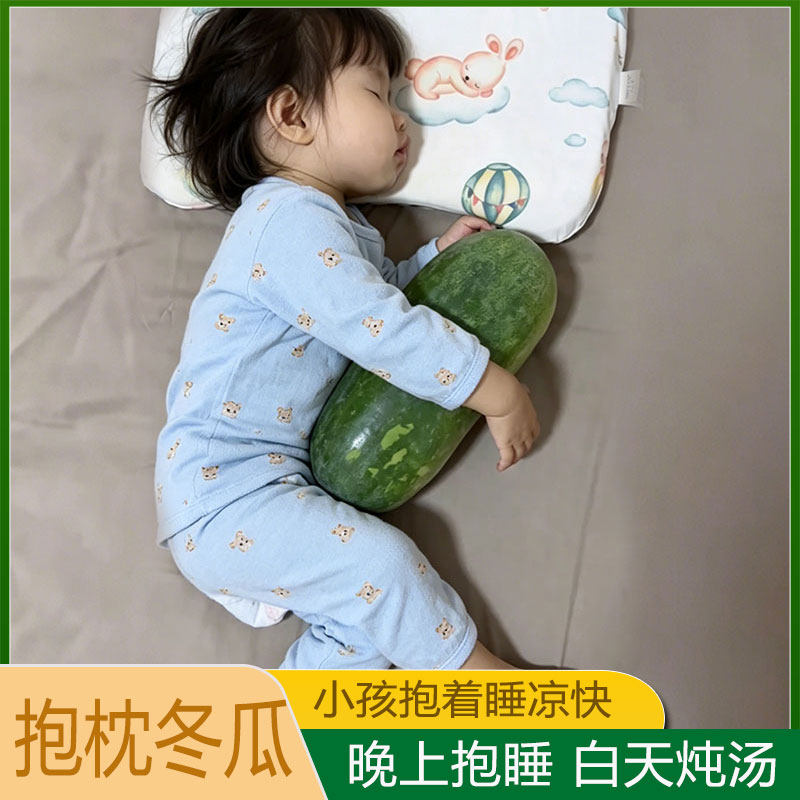 【抱着睡】【大冬瓜】现摘大冬瓜冬瓜细长新鲜蔬菜挂整个清凉