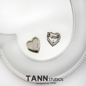 日韩爱心珍珠领口防走光小胸针高档女新款 小领针潮开衫 固定衣服