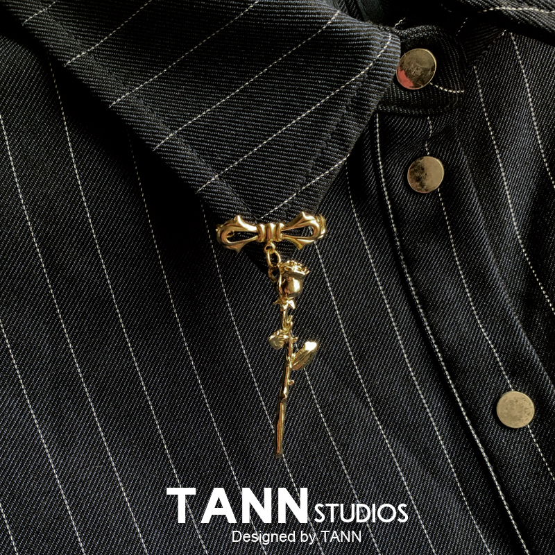TANN原创小王子玫瑰花系列别针