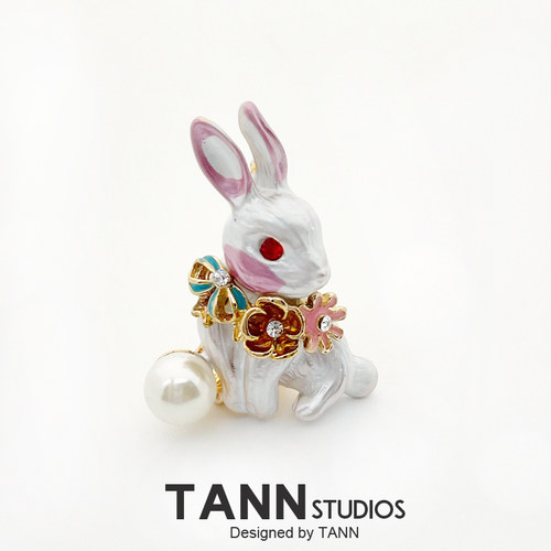 tann礼物日系可爱珍珠兔子森系