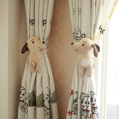 康乐屋卡通动物窗帘绑带大号可爱