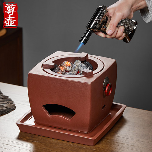 紫砂煮茶炉炭炉煮茶温茶器碳炉