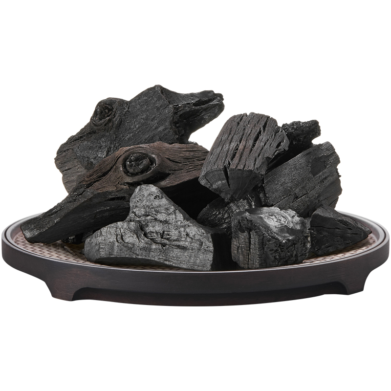 龙眼炭煮茶烧烤碳易燃耐烧果木炭