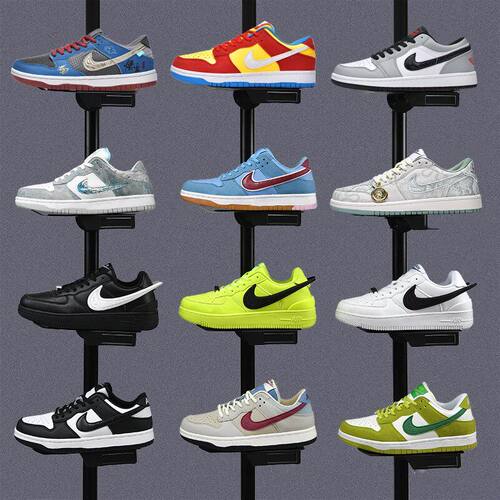 aj1男鞋低帮马年限定AF1荧光绿情侣运动跑鞋空军一号dunk耐磨板鞋