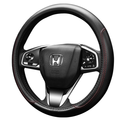 本田皓影真皮方向盘套专用简约