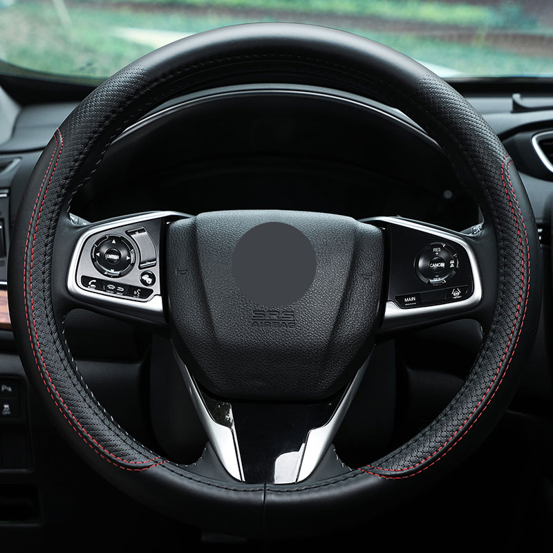 本田思域真皮方向盘套专用简约