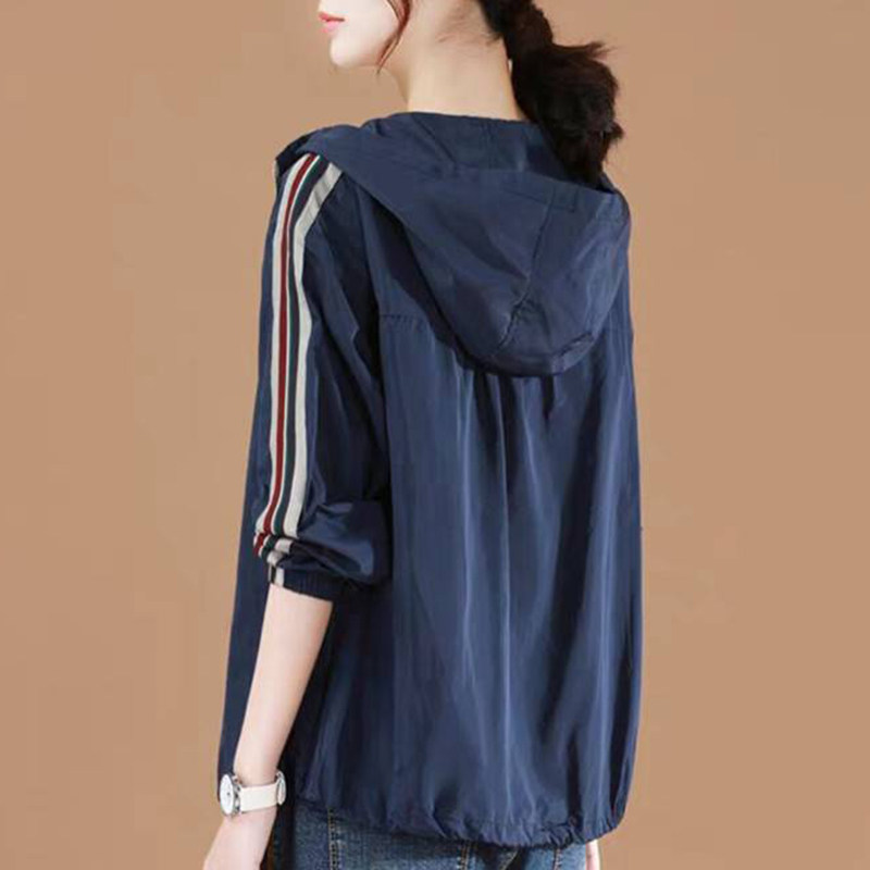 阿瑪施棒球服外套2020春秋新款宽松百搭休闲连帽夹克上衣女款工装