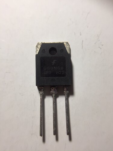 原装进口拆机 G80N60UFD  80A600V大功率带阻尼IGBT管 测好