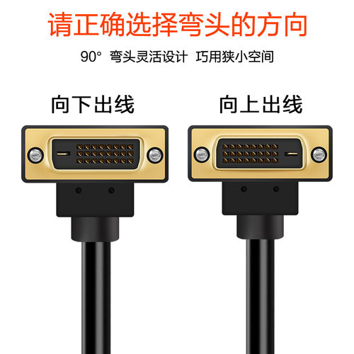 全新DVI-I数据线双磁环1.5米线