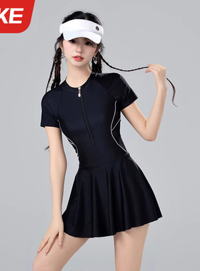 泳衣女款2026新款爆款保守连体遮肚显瘦大码胖mm高级感泡温泉泳装