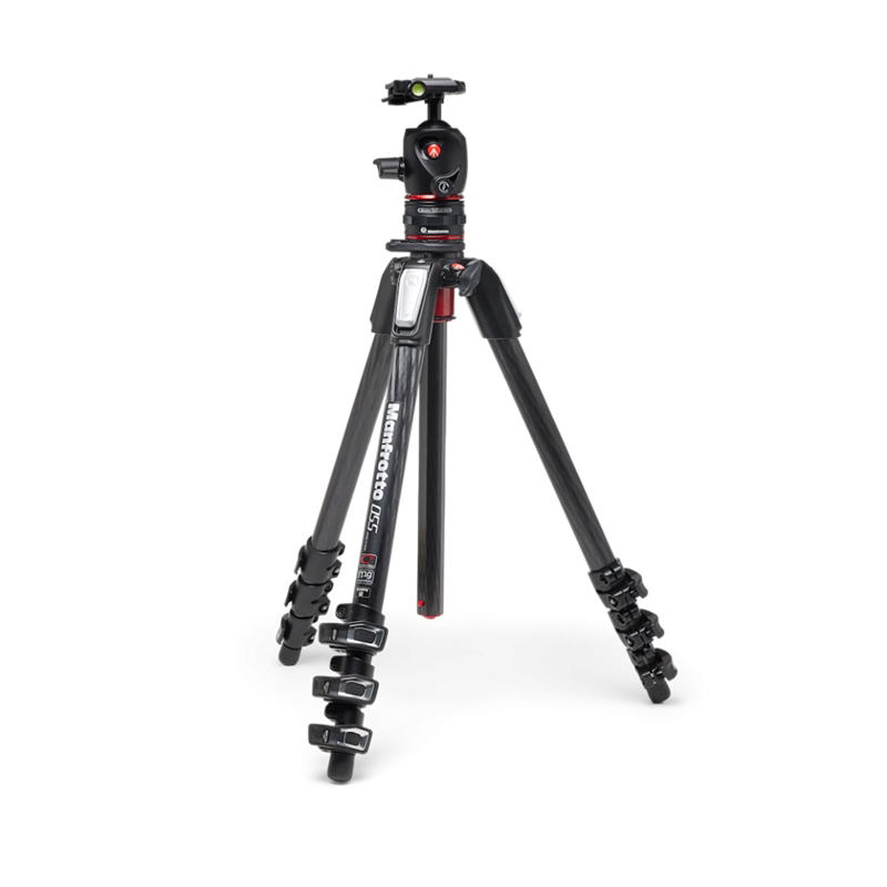 曼富图MK055CXPRO4BHQR单反微单相机摄影摄像碳纤维三脚架MT055CXPRO4+BHQ2云台套装搭配灵动快拆