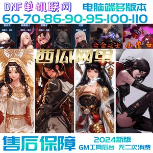 dnf单机版联网版60版70版86版90版95版100版110版联网版送GM工具