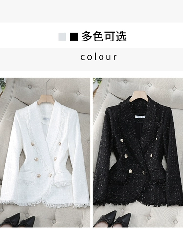 Демисезонный пиджак классического кроя, в стиле Шанель, подходит для подростков