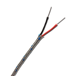 KXBP-2×0.5-TW 不锈钢金属编织网屏蔽层热电偶线K型测温线感温线