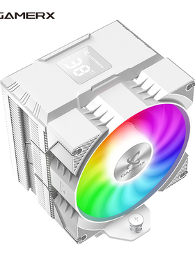 未知玩家Z1300数显散热器CPU风扇ARGB静音四铜管1700电脑塔式风冷