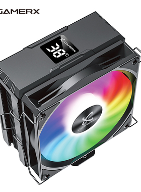 未知玩家Z6000数显散热器CPU风扇ARGB静音6铜管1700电脑塔式风冷