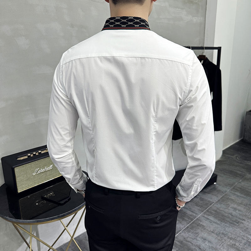 男士休闲潮时尚弹力衬衫衬衣228-1061-P45,男装衬衫,星座228
