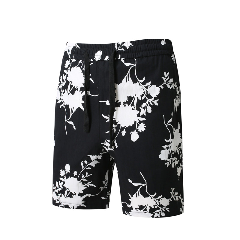 男士纯棉休闲时尚沙滩裤花色短裤夏季有同款上衣228-5006-P25,男装牛仔裤,星座228