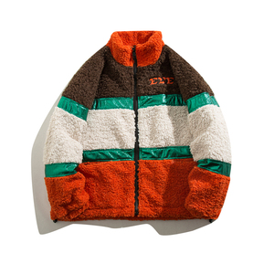 休闲时尚羊羔毛棉衣棉服加绒加厚228-1127-P120图片