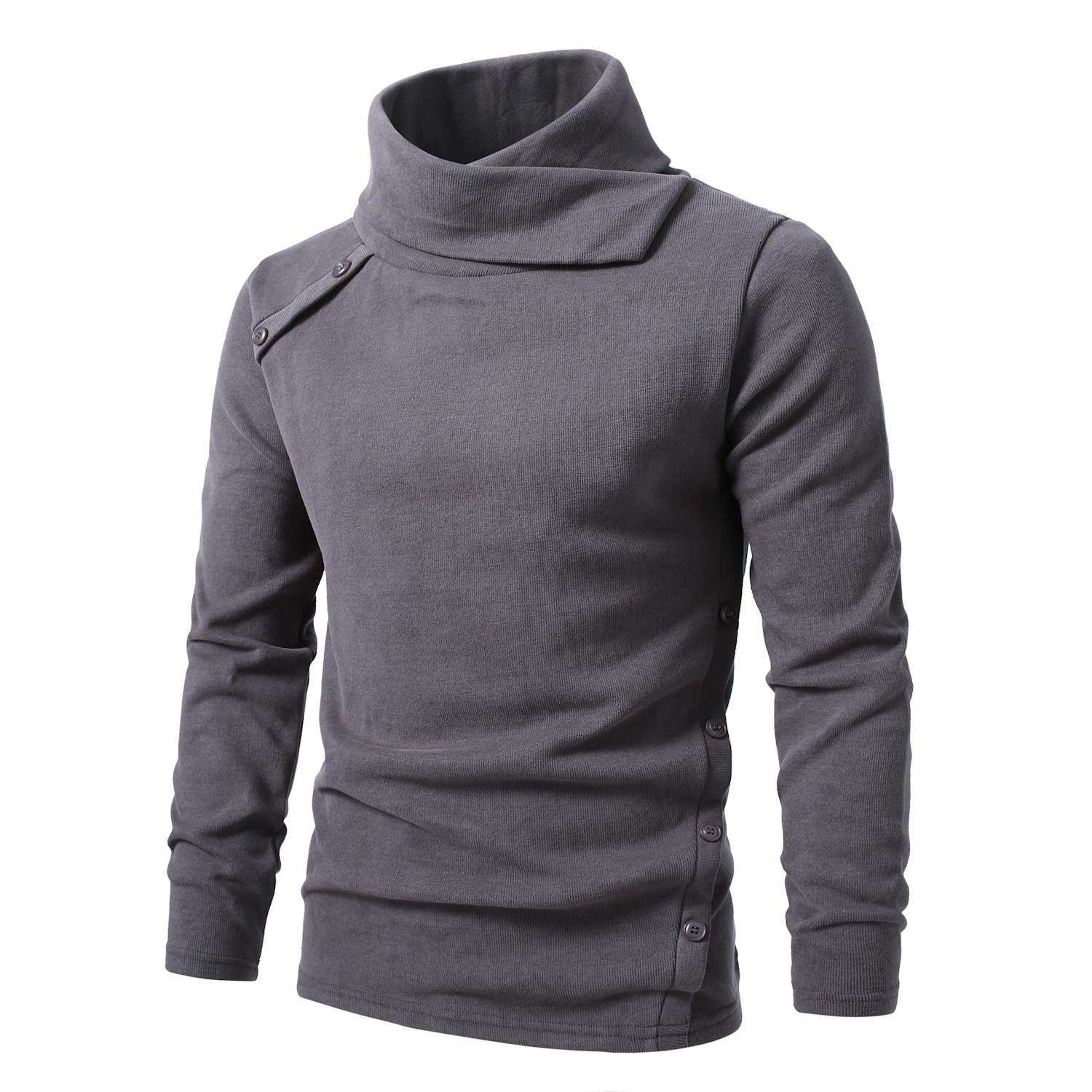 男士加厚英伦风外贸堆堆领长袖毛衣针织衫秋冬228-1173-P48，男装针织衫/毛衣，星座228