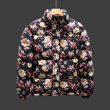 保暖加厚花色棉服棉衣外料棉内料聚酯纤维228-1172-P100，男装棉衣，星座228