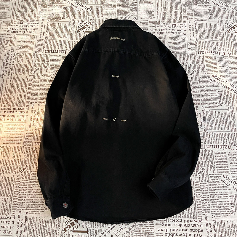 男士休闲时尚潮流牛仔衬衣情侣装衬衫衬衣228-1501-P20,男装衬衫,星座228