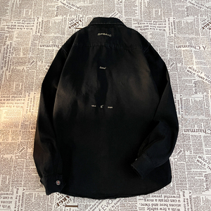 男士休闲时尚潮流牛仔衬衣情侣装衬衫衬衣228-1501-P20图片