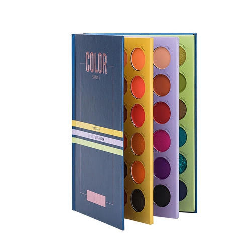 Тени для век, многоцветные палетка теней, 72 цветов