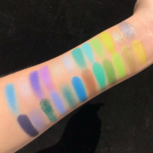 Тени для век, многоцветные палетка теней, 72 цветов