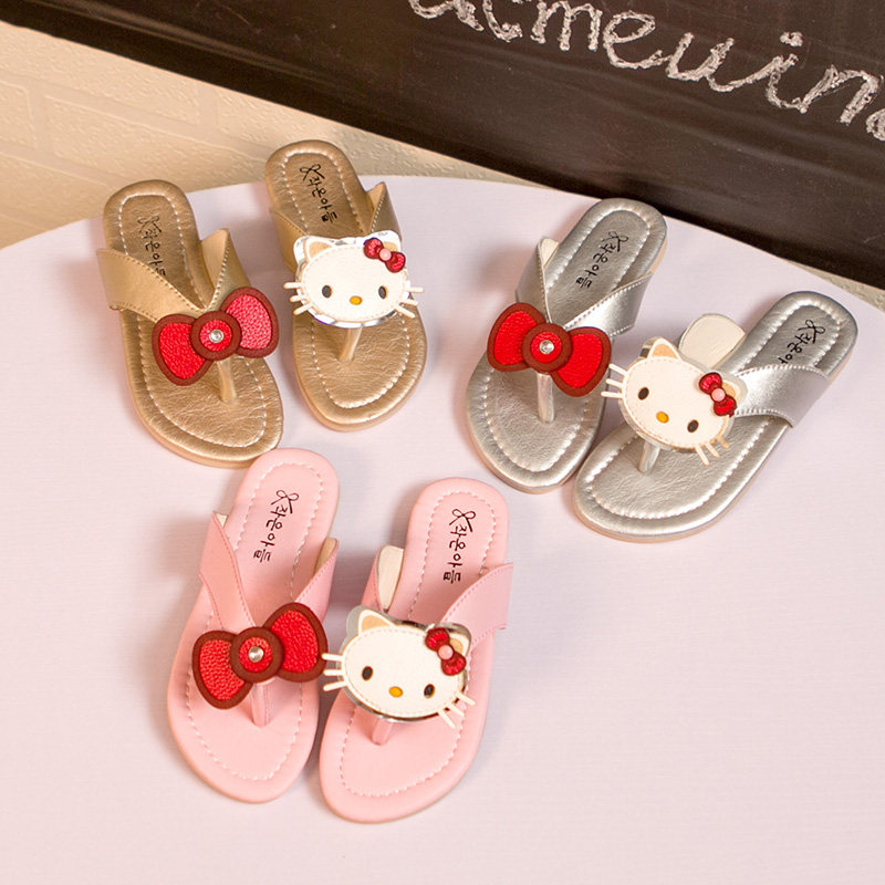 Pantoufles enfants en autre pour été - semelle caoutchouc - Ref 1033912 Image 1