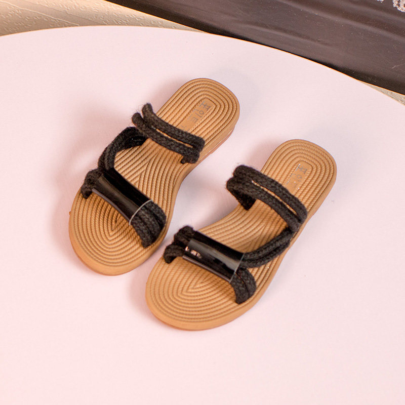 Pantoufles enfants en autre pour été - semelle caoutchouc - Ref 1033915 Image 4