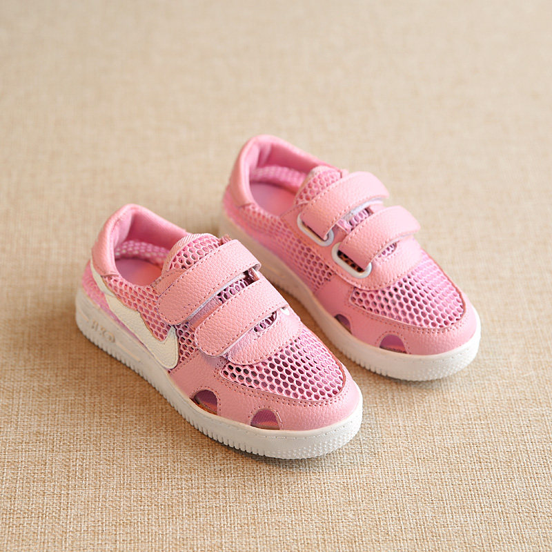 Sandales enfants en PU Baotou creux pour été - semelle caoutchouc - Ref 1053414 Image 3