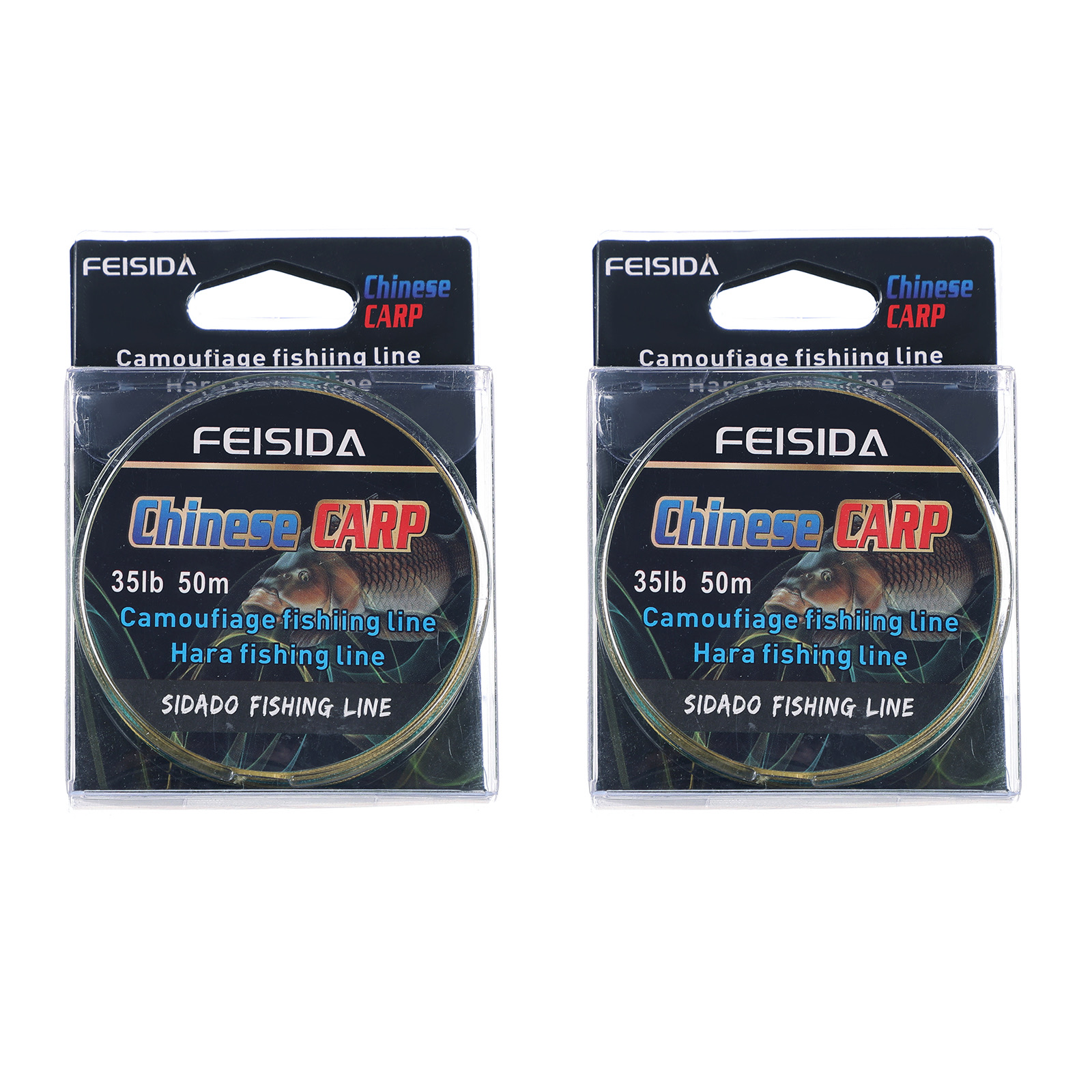 鲤钓子线50M 半硬  35lb 45lb