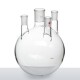 欣维尔 150 四口烧瓶直四口圆底烧瓶四颈瓶反应瓶蒸馏烧瓶50 100