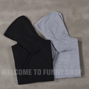 Châu Âu và Mỹ high street 2018 mùa xuân và mùa thu mũ trùm đầu đôi áo len nam mới hoodie hip hop áo khoác rộng - Áo len