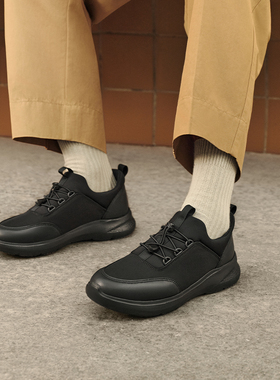 Pansy盼喜日本男鞋免系带好穿脱商务运动休闲超轻舒适鞋