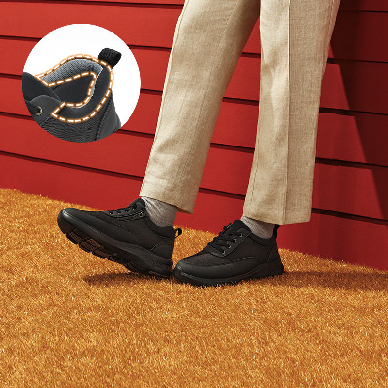 Pansy盼喜日本男鞋新款商务运动休闲鞋百搭透气舒适春秋款