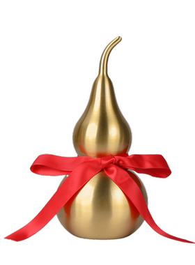 祈福铜葫芦开口空心八卦五帝钱