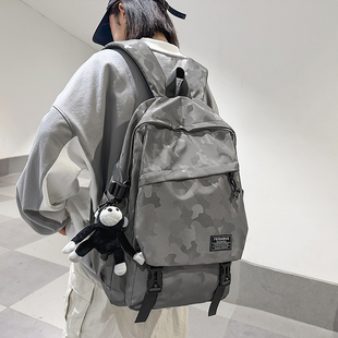 书包男生高中生2025新款 大容量防水双肩包初中生大学生旅行背包女