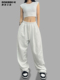 ROKBBK－K 女休闲裤 布韩街舞潮牌纯色爵士舞jazz运动裤 子跳舞长裤