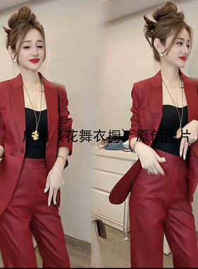 显瘦2024春季新款高级感西服外套