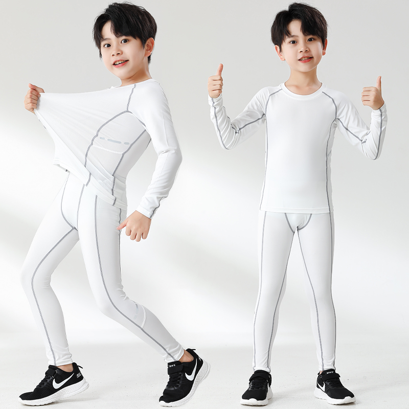 儿童篮球紧身衣训练服运动套装